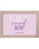 GIFT CARD 80,00€
